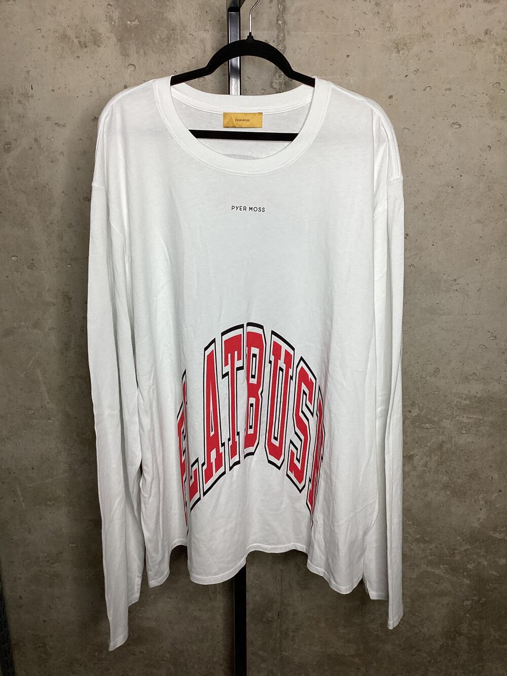 Pyer Moss Couture White Flatbush Shirt Sz. 2X